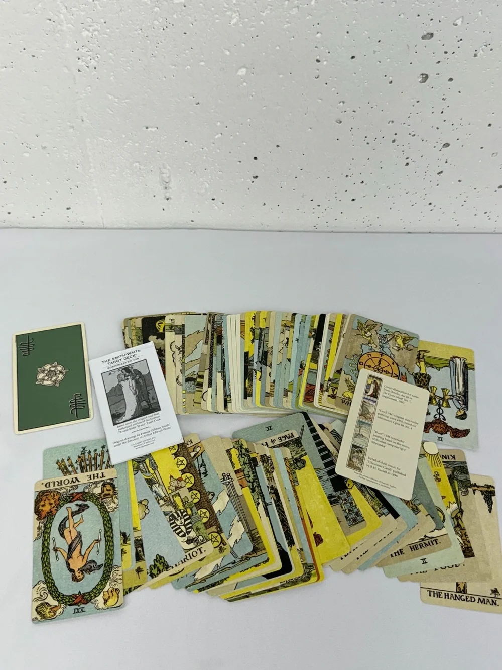 Lot of 3 Wiccapedia Witch Guide Earth Magic Oracle Cards Smith Waite Tarot Cards